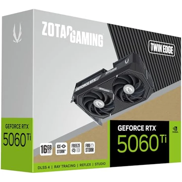 ZOTAC GeForce RTX 5060 TI 16GB Twin Edge - 16GB GDDR7, HDMI, 3x DP – Bild 8
