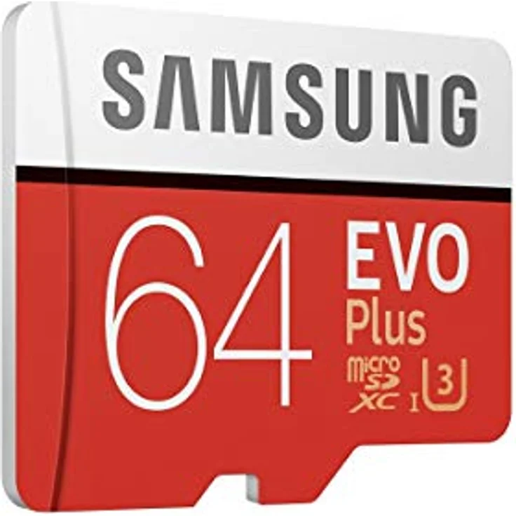 Samsung MB-MC64GA-EU EVO Plus 64 GB microSDXC UHS-I U3 Speicherkarte inkl. SD-Adapter Rot-Weiß – Bild 4