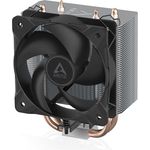 Arctic Freezer 8A CPU-Kühler für AMD AM5/AM4, 100mm PWM-Lüfter mit fluiddynamischem Gleitlager, schwarz