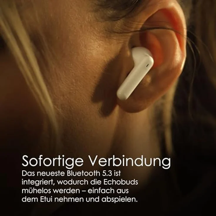 Boompods Bluetooth-Kopfhörer 5.3 ANC Open-Ear Sport IPX4, kabellos, 6 Stunden Akkulaufzeit, Weiß – Bild 5