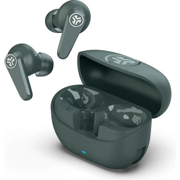 JLab Audio JLAB Go Pop ANC TWS Headphones mit Hybrid ANC, 26+ h Akkulaufzeit, kabellos, grün