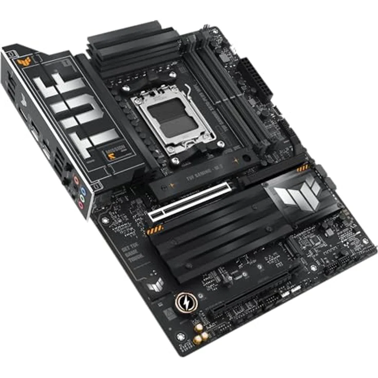 Asus Tuf X870-Pro Wifi7 W Neo (Am5) (D), ATX-Mainboard mit 16+2+1 Leistungsstufen, DDR5, PCIe 5.0, 4 M.2-Steckplätzen, 5Gb Ethernet, weiße Farbe – Bild 7
