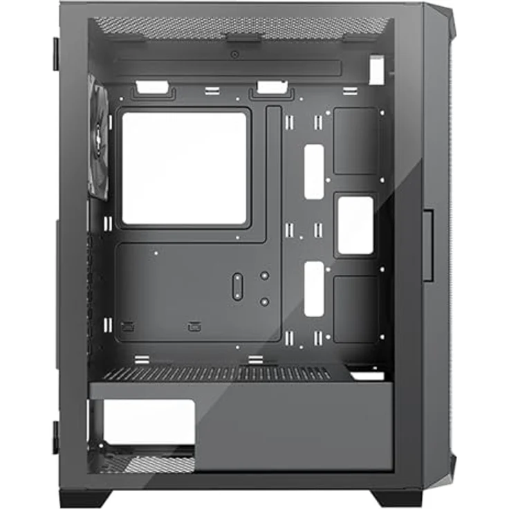 Xilence ATX Miditower (Mini ITX, ATX, mATX), PC Gehäuse, Schwarz – Bild 6