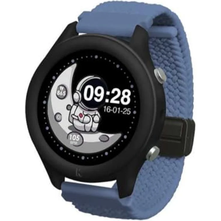 KIDYWOLF K-Watch, Vernetzte Smartwatch in Blau mit vielseitigen Funktionen – Bild 2