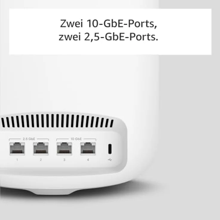 Amazon eero Max 7 Triband-Mesh-WLAN-Router | Bis zu 9,4 Gbit/s | Für Verbindungen mit über 200 Geräten | Abdeckung von bis zu 232 m² | 2023 – Bild 3
