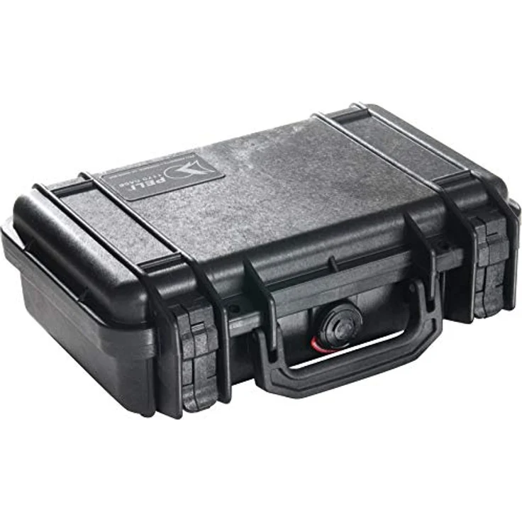PELI 1170 Schutzkoffer für Foto- und Videokameras, IP67 Wasser- und Staubdicht, 3L Volumen, Hergestellt in den USA, Kein Schaum, Schwarz – Bild 2