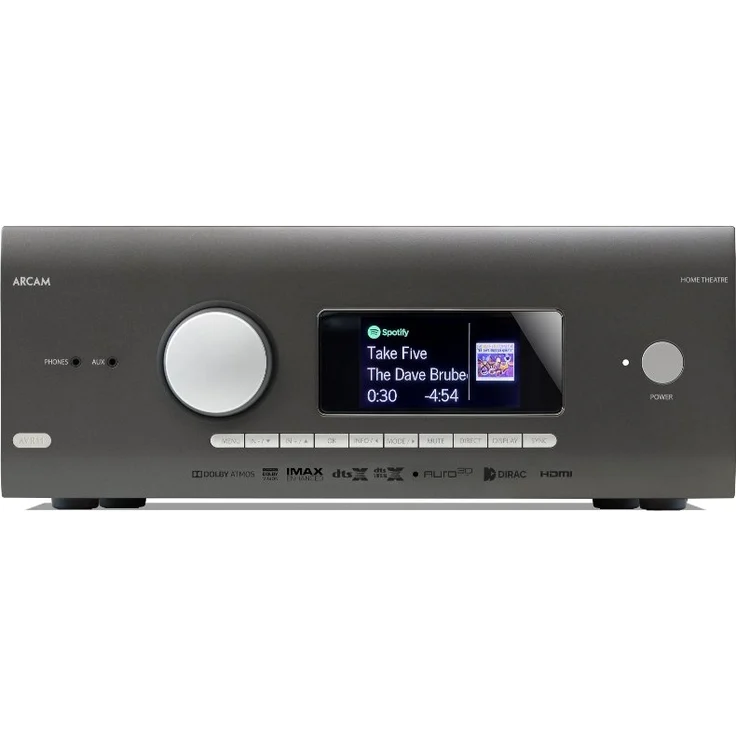 Arcam AVR11 AV-Receiver HDMI 2.1, Class AB, TIDAL/Spotify/Amazon Music via Harman MusicLife App