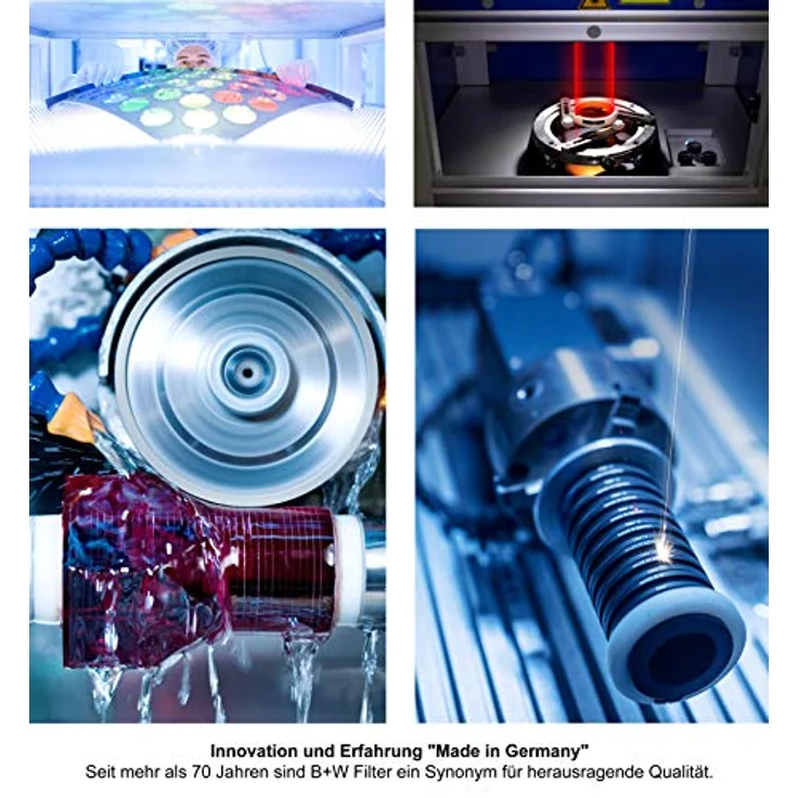 B+W 007 Schutz-Filter, Clear Filter (77mm, T-Pro, Titan-Finish, MRC Nano, 16x vergütet, super Slim, Premium) – Bild 6