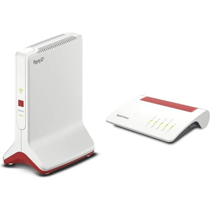 Fritz!Box 7590 AX & AVM Fritz!Repeater 6000 (Wi-Fi 6 Router mit 2.400 MBit/s (5GHz) & 1.200 MBit/s (2,4 GHz) – Bild 1