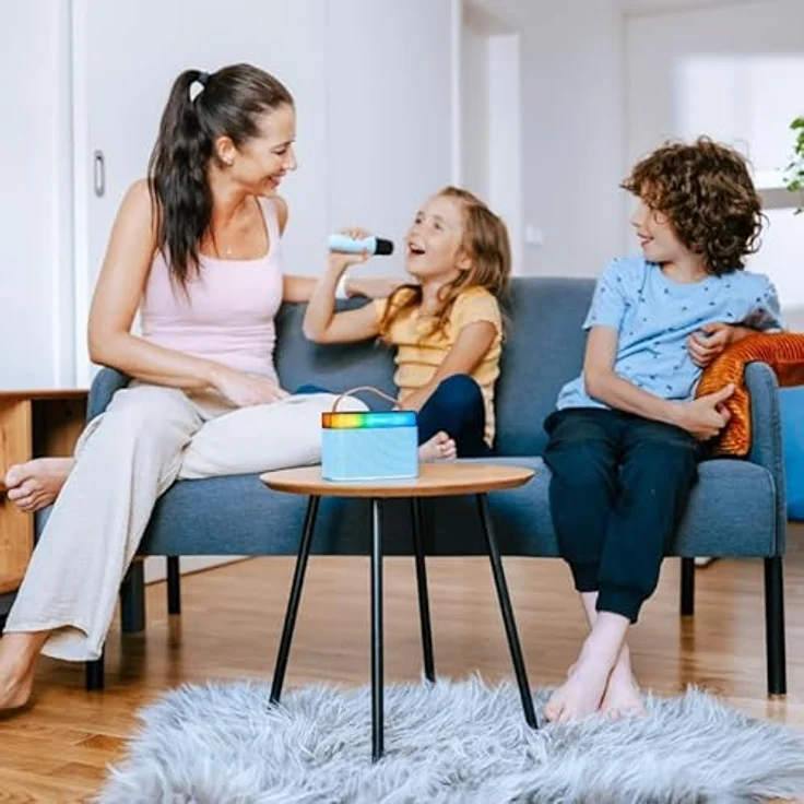 LAMAX KaraokeKid1 Pink, Karaoke-Mikrofon für Kinder mit benutzerfreundlicher Schnittstelle und leichtem Design – Bild 6