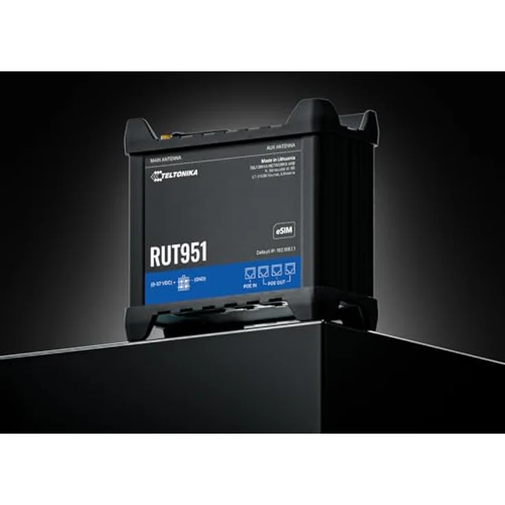 Teltonika RUT951, Industrieller WLAN-Router mit Dual-SIM, 4G LTE, vier PoE+-Ports und Hotspot-Funktionalität – Bild 6