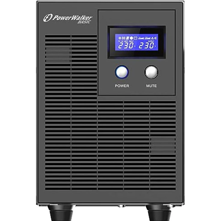 BlueWalker PowerWalker Basic VI 3000 STL IEC Unterbrechungsfreie Stromversorgung (USV) Line-Interaktiv 3 kVA 1800 W 6 AC-Ausgänge, Tower, LCD-Display, HID-Unterstützung – Bild 2