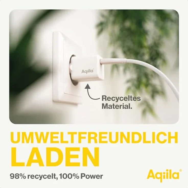 Aqiila Chargebird W1, 20W USB-C Ladeadapter mit Power Delivery und 98% recyceltem Gehäuse – Bild 7
