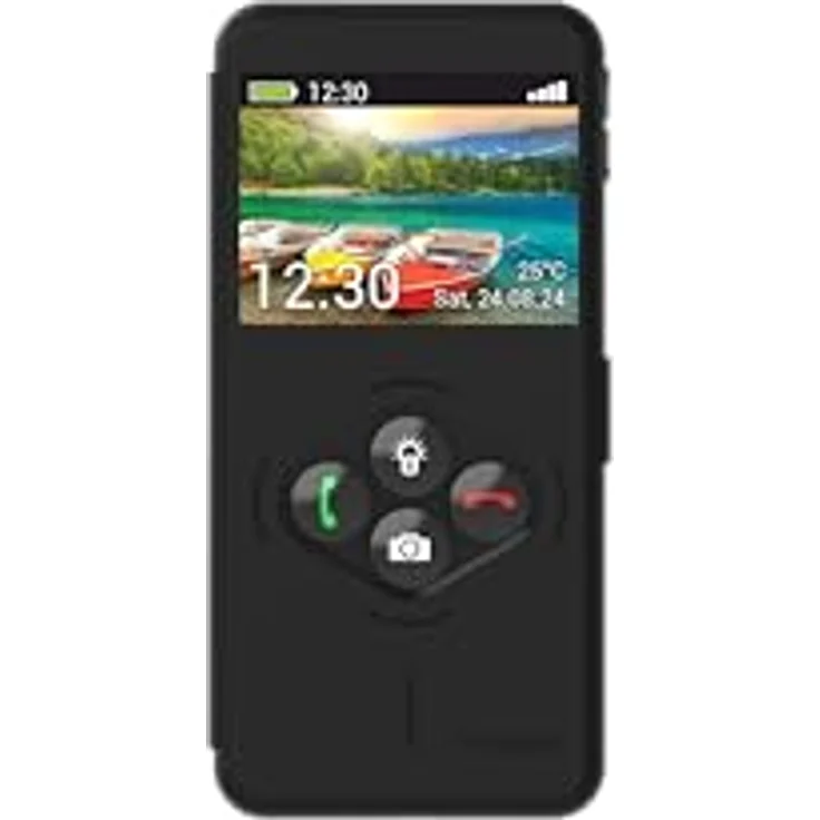 Emporia SMART.6lite, Smartphone, 5,5-Zoll-Display, 6 GB RAM, 128 GB ROM, Android 13, 13+2+0,2 MP Dreifach-Hauptkamera, 8 MP Selfie Kamera, Schwarz, Ohne Vertrag – Bild 3