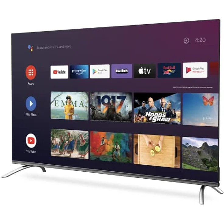 STRONG SRT50UD7553 | Smart TV | Android | 50" LED TV | 4K UHD | HDR10 | DVB-T/T2/C/S2 | Google Voice Control | Netflix, Prime Video, Disney+ UVM. – Bild 3