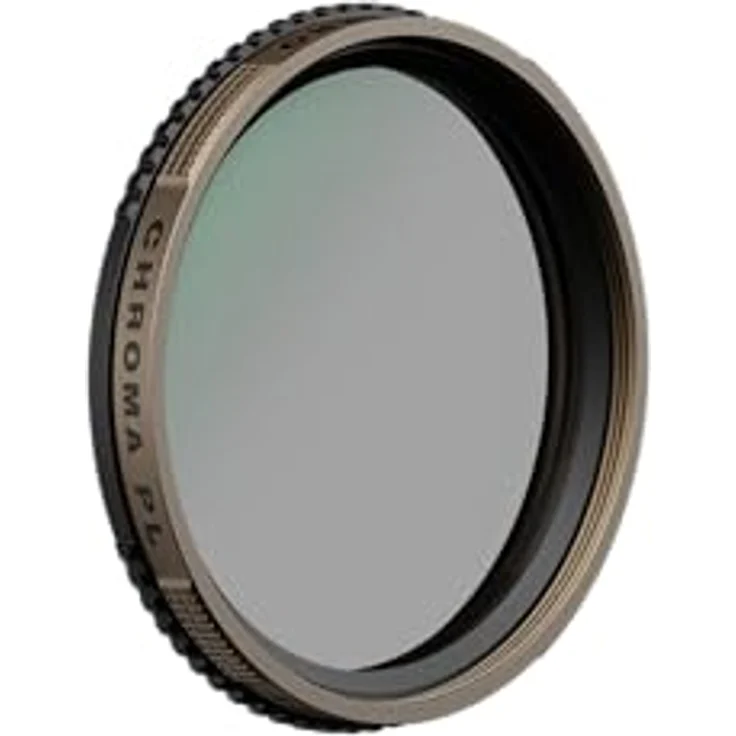 PolarPro Polfilter 135 Series – Chroma CP, 49 mm Polarisationsfilter mit modernster Glas-Technologie, Gold – Bild 1