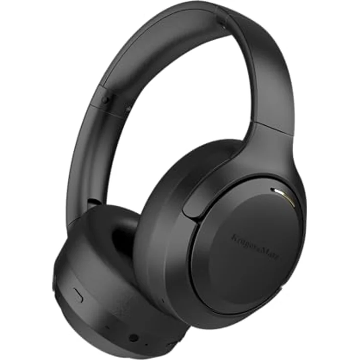 Krüger&Matz F8A, Drahtlose Ohrhörer mit ANC, Bluetooth 5.4, 50 Stunden Akkulaufzeit, Schwarz – Bild 4