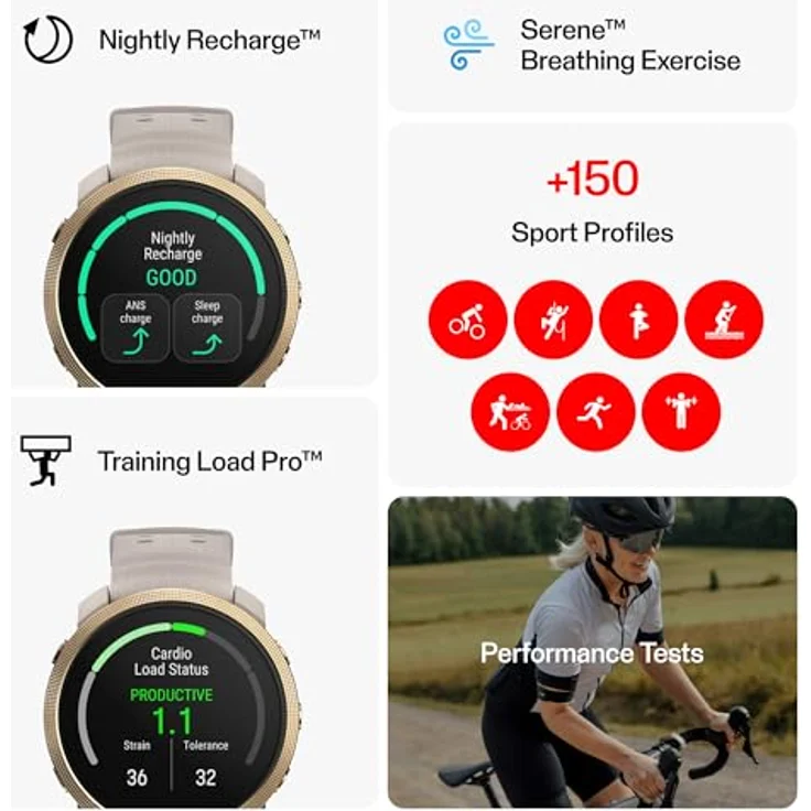 Polar Vantage M3 – Multi-Sport-Smartwatch mit AMOLED-Display, Dual-Frequenz-GPS, Turn-by-Turn-Navigation, bis zu 7 Tage Akkulaufzeit – Bild 4