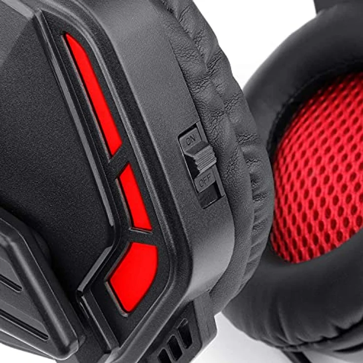 Redragon Themis H220, Kabelgebundenes On-Ear-Gaming-Headset mit 50 mm Treibern, Mikrofon und Universeller Kabelfernbedienung, Schwarz – Bild 4