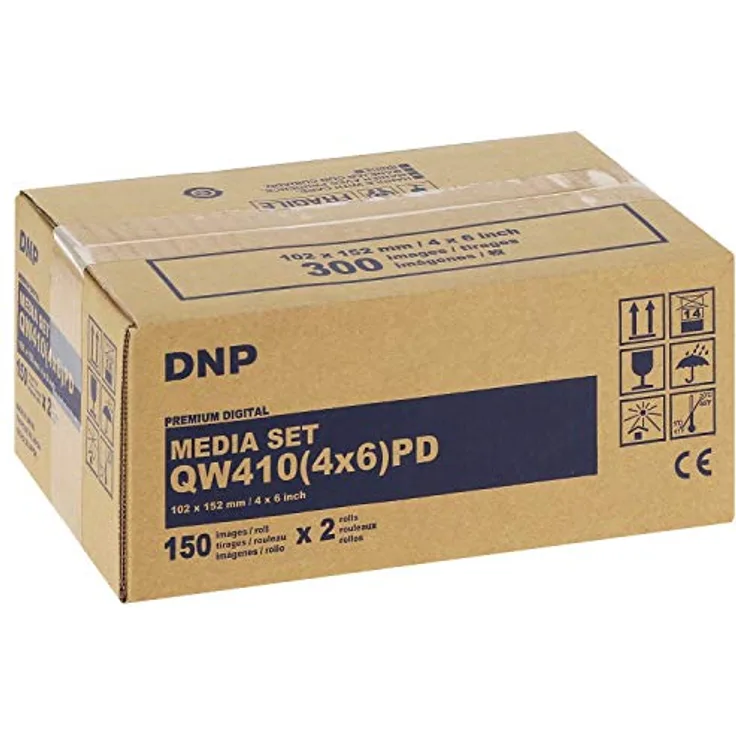 DNP Thermischer Verbrauchsstoff für DP-QW410 (Premium Digital) – 300 Drucke, 10 x 15 cm