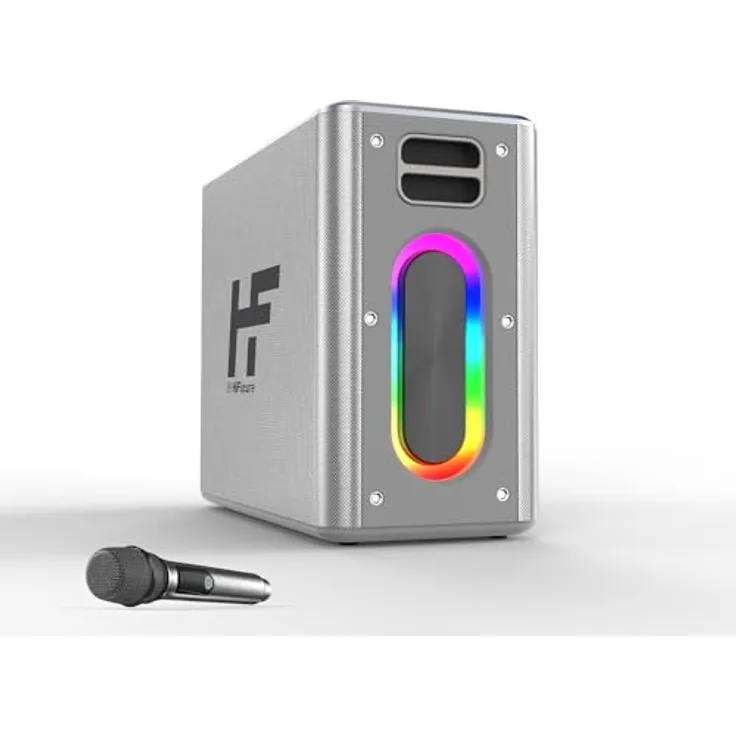 HiFuture Speaker Music Box Bluetooth (silver), Bluetooth Lautsprecher