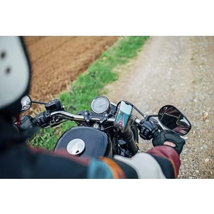 Interphone CRAB Smartphone Halterung zur Lenkermontage, Anti-Vibrationsmodul, Schwarz – Bild 4