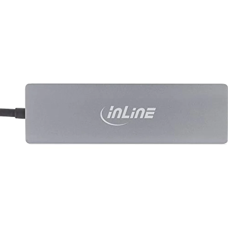InLine® USB 3.2 Typ C Multi Hub (3X USB-A 5Gb/s + USB Typ-C (PD 100W), Cardreader, HDMI 4K@30Hz), OTG, Metallgehäuse – Bild 5