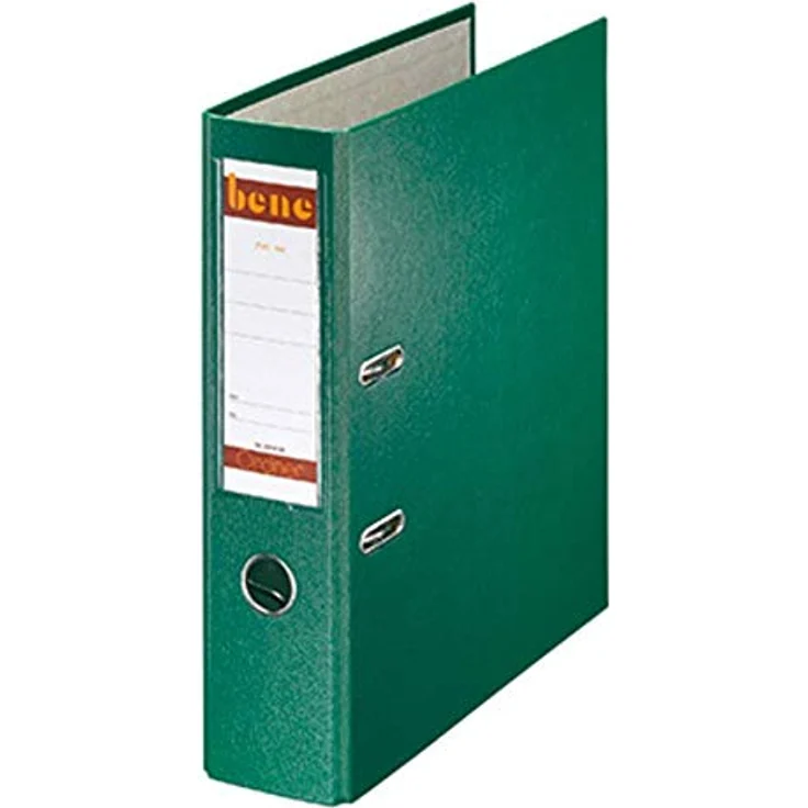 bene Aktenordner bene No.1 Power Ordner grün Kunststoff 8,0 cm DIN A4 - Klassischer österreichischer Standardordner, schmutz- und feuchtigkeitsabweisend – Bild 2