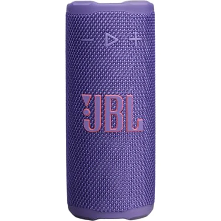 JBL Grip, Bluetooth Lautsprecher mit JBL Pro Sound und AI Sound Boost, IP68 wasser- und staubdicht, Umgebungslicht, bis zu 14h Wiedergabe, Auracast Multi-Speaker, lila – Bild 1