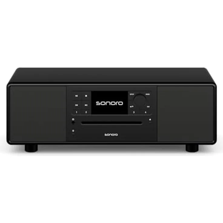 sonoro Prestige Kompaktanlage mit CD Player, DAB+, Bluetooth und Spotify, matt schwarz