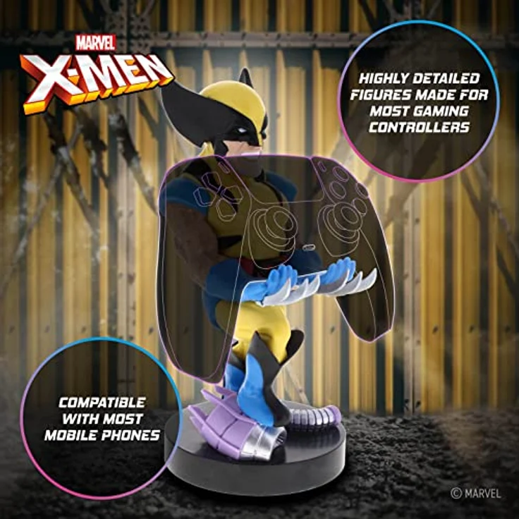 Cable Guys Wolverine, Handy- und Controller-Ständer, 21 cm groß, offiziell lizenziert von Marvel – Bild 4