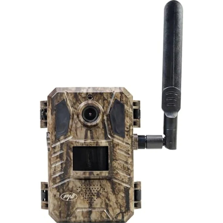 PNI Hunting 751 PRO Camouflage Videoüberwachungskamera, 16 MP, 4G LTE, GPS, Nachtsicht, IP66 wasserdicht, mit Batterie und Solarpanel – Bild 2