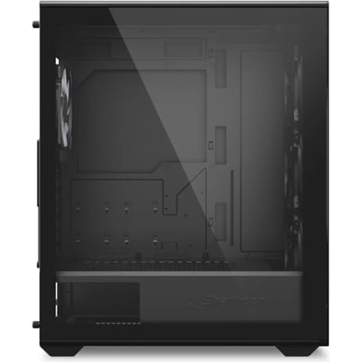 Sharkoon VK3 RGB, ATX PC Gehäuse mit erweiterbarem Airflow und Wasserkühlungs-Unterstützung – Bild 4