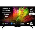 Panasonic Premium TV-48Z80BEZ, 48 Zoll 4K Ultra HD OLED Smart TV mit Dolby Vision, Dolby Atmos, Fire TV, Game Mode Extreme, Alexa & Apple Support, Schwarz