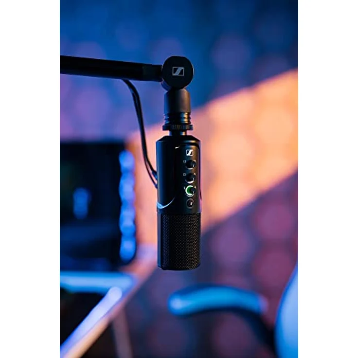 Sennheiser Profile Streaming Set mit USB Mikrofon, Boom Arm und Tasche - Plug & Play-Design, Perfekt für Podcasts und Streaming, Nierenkondensatorkapsel, 3m USB-C Kabel - Schwarz (700100) – Bild 4