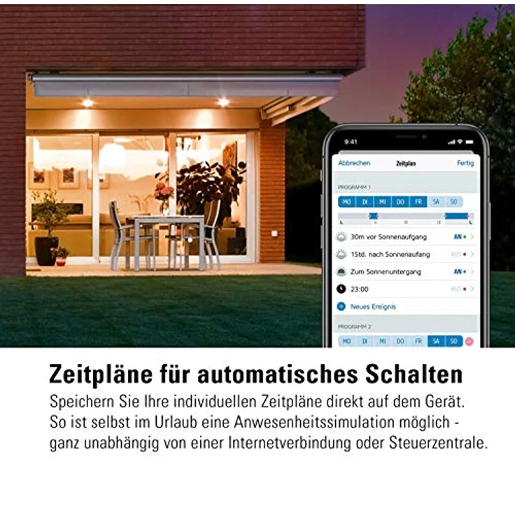 Eve Light Switch - Smarter Lichtschalter mit Apple HomeKit Technologie, Kompatibilität für Mehrfachschalter, integrierte Zeitpläne, anpassbares Design – Bild 5