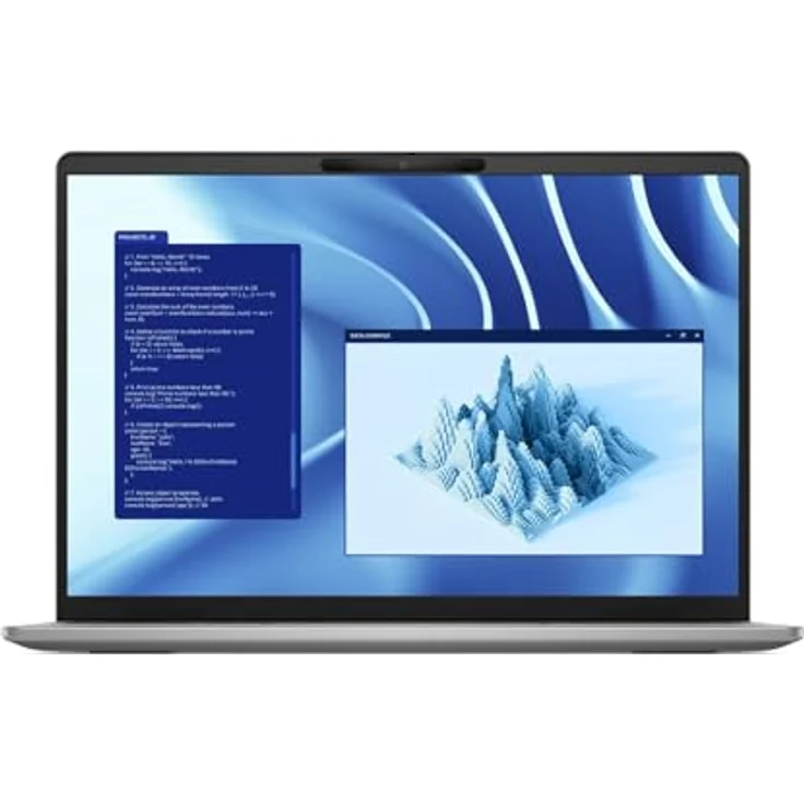 Dell Latitude 7455 - Snapdragon X Plus X1P-64-100 - Win 11 Pro - Qualcomm Adreno - 16 GB RAM - 512 GB SSD NVMe, TLC - 14" IPS Touchscreen 2560 x 1600 (QHD+) - Wi-Fi 7 - Grau – Bild 1