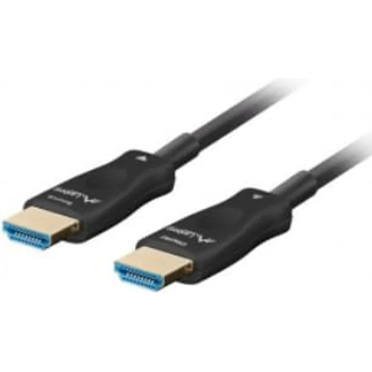 LANBERG CABLE HDMI M/M V2.1 30M 8K OPTICAL AOC, HDMI-Kabel mit Stromzufuhraufteilung, 8K-Auflösung