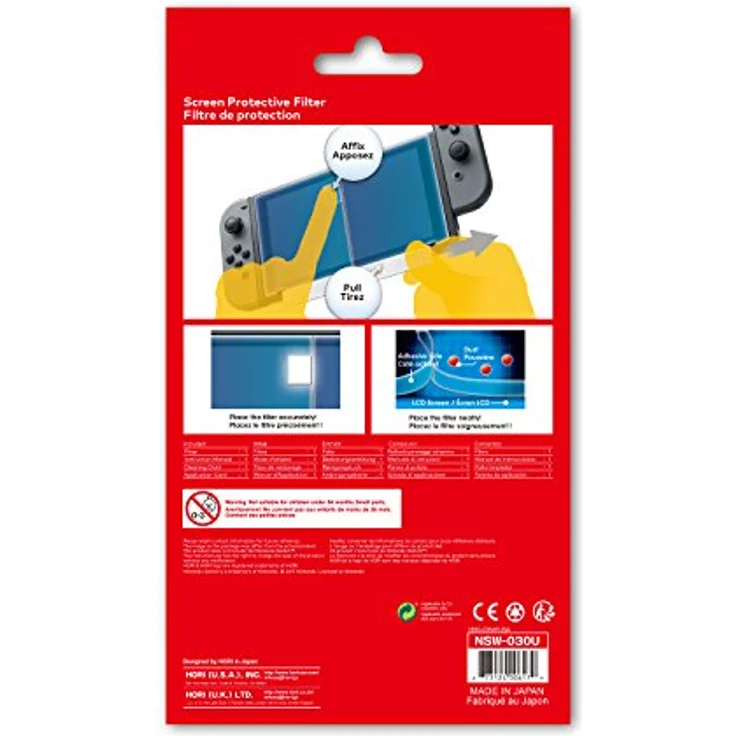 HORI Switch Displayschutzfolie [Nintendo Switch] - Preisvergleich – Bild 2