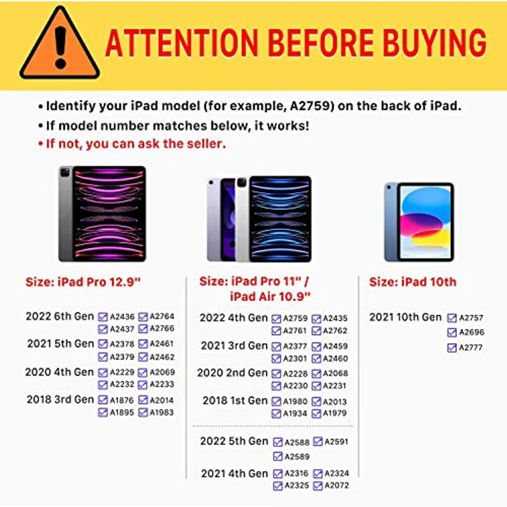 INVZI MagFree Ständer für iPad Pro, verstellbar, drehbar, schwebend, magnetisch, für Apple iPad Pro 12.9 3. / 4. / 5. Generation, iPad Pro 11 Zoll 1. / 2. / 3. / 4. Generation, iPad Air 4. /5. – Bild 3