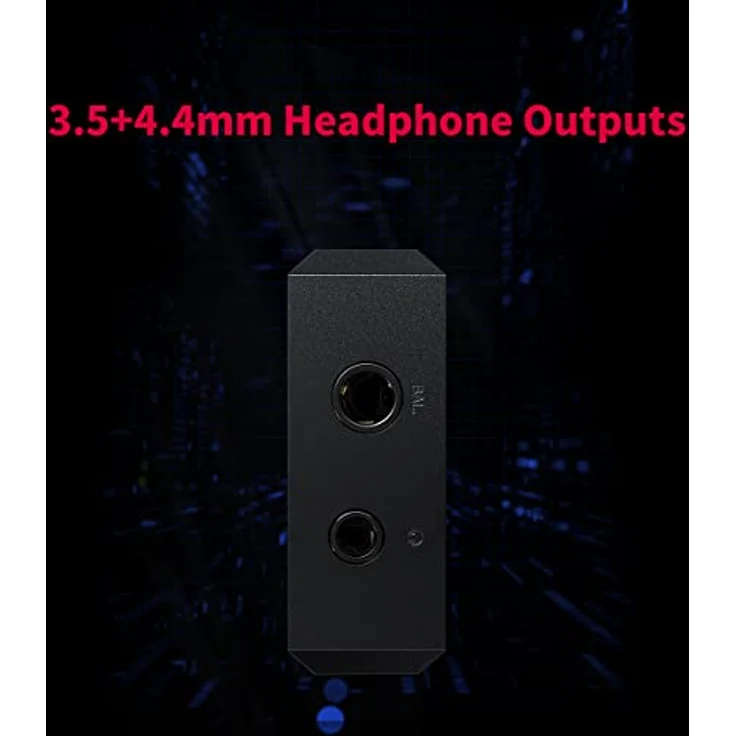 FiiO BTR7 Bluetooth Empfänger und Kopfhörerverstärker, 384kHz/32Bit, DSD256, MQA, LDAC, aptX HD, cVc 8.0, Dual-Output 3,5 mm + 4,4 mm für Telefon, PC, Auto, Home Audio – Bild 5