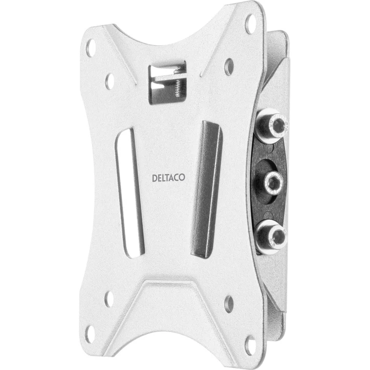 Deltaco ARM-0510, Passive Halterung für Tablets/UMPCs, Indoor Wandmontage für Geräte von 15-32 Zoll, VESA 100x100 mm, Neigungswinkel -12° bis 3°