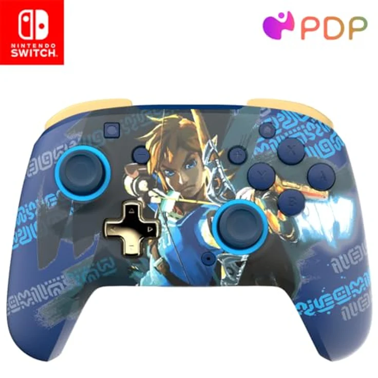 PDP REMATCH GLOW Wireless Controller Link Hero Nintendo Switch – Bild 1