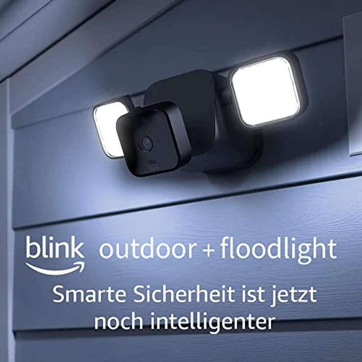 Blink Outdoor + Floodlight – kabellose, batteriebetriebene Flutlicht-Halterung und smarte HD-Überwachungskamera, 700 Lumen, Bewegungserfassung, Einrichtung in wenigen Minuten – 1 Kamera-Set – Bild 4