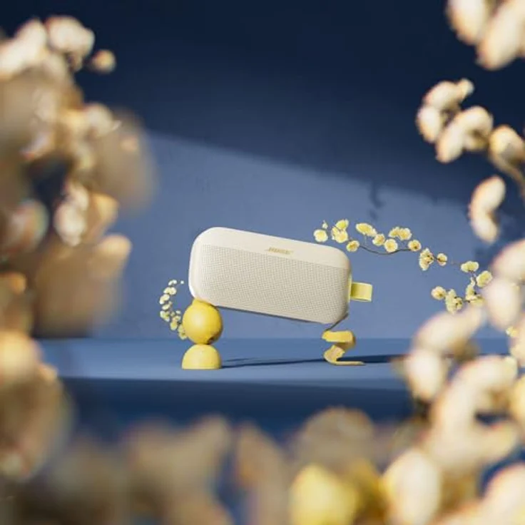 Bose SoundLink Flex (2. Gen.), Tragbarer Bluetooth-Lautsprecher mit naturgetreuem Klang, bis zu 12 Stunden Akkulaufzeit, staubdicht und wasserdicht, Zitrusgelb – Bild 3