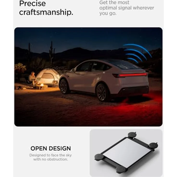 Spigen ACP09333, Smartphone Halterung mit sicheren Saugnäpfen und schützenden Polstern, Schwarz – Bild 4