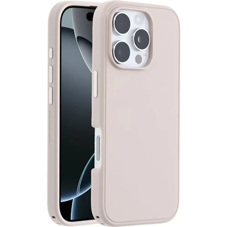 OtterBox Symmetry Series MagSafe Hülle für iPhone 16 Pro, stoßfest, sturzsicher, dünne Schutzhülle, 3X mehr Stürze als nach Militärstandard, Rose – Bild 1