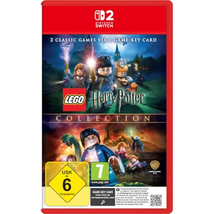 WARNER BROS. ENTERTAINMENT LEGO Harry Potter Collection - Nintendo Switch 2, inklusive Download-Code für komplette Harry Potter Saga im LEGO-Stil, Koop-Modus, über 100 Charaktere und neue Zauber