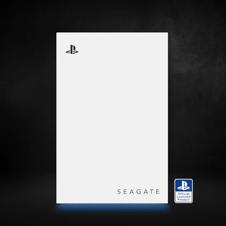 Seagate Game Drive PS4/PS5, 5TB, tragbare externe Festplatte, 2.5 Zoll, USB 3.0, weiß, LED blau, Plug and Play, Modellnr.: STLV5000200 – Bild 2