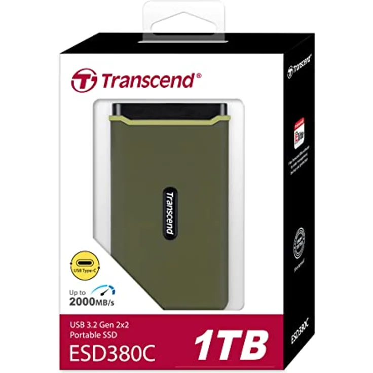 Transcend 1TB USB 3.2 Gen 2x2 USB Type-C ESD380C Portable SSD Solid State Drive TS1TESD380C – Bild 4